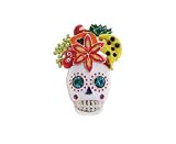 Betsey Johnson Rio Sugar Skull Ring - Size 7 1/2 - 8 1/2
