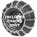 Husqvarna 954050203 Snow Thrower Tire Chains Pair, 20-Inch by 8-Inch by 8-Inch