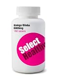 Ginkgo Biloba 6000mg (360 tablets) - Cheapest in UK - Money Back Guarantee!