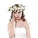 Women handmade Rose Flower Wreath Crown Wedding Festivals Girl Rose Floral crown