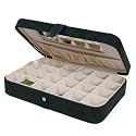 Mele Rene Black Suede Jewelry Box 545-62M