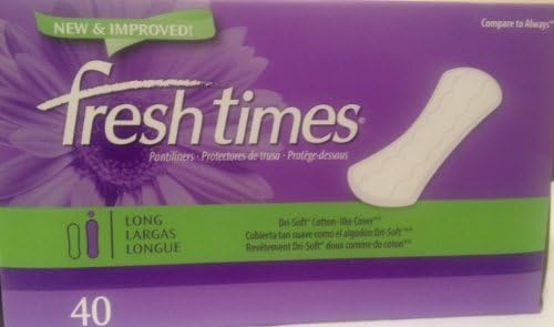 SUPER SPECIAL SALE- First Quality, Long Pantiliners - 12 Packs; 40 liners Each; Total 480 Count