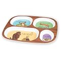 Gruffalo Melamine Single Divided Plate