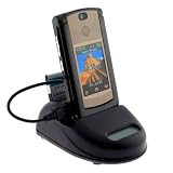 Motorola RAZR2 V8 V9 V9m Cell Phone LCD Twin Cradle Desktop Charger with AC Adapter