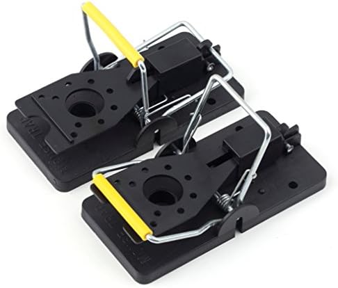 Upell 2 x Rat Trap Heavy Duty Snap-E Mouse Trap-Easy Set Catching Catcher
