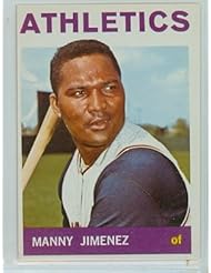 1964 Topps Baseball 574 Manny Jimenez Athletics Excellent to Mint High Number