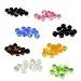 Lot of 96 Light Green, Brown, Pink, Royal Blue, Purple, White, Black, Orange Simulated Cats Eye 6mm Beads Wholesale