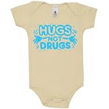 Hugs Not Drugs Baby Grow
