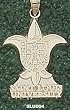 "St. Louis University" Fleur De Lis Charm/Pendant