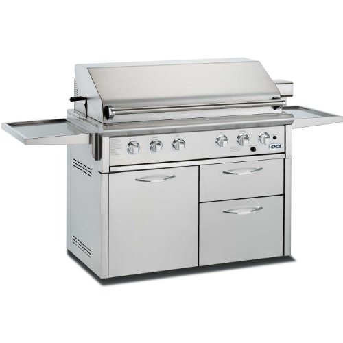 Oci Gas Grills Elite 48 Inch Natural Gas Grill On Cart With Sear Zone Burner And Rotisserie