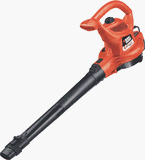 Black and Decker LH4500 12 Amp 2-Speed Electric Leaf Hog Blower Vacuum With Leaf Bag