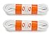 OrthoStep Round Athletic White 45 inch Shoelaces 2 Pair Pack