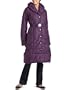 ABS by Allen Schwartz Women's Belted Coat,Eggplant,Medium