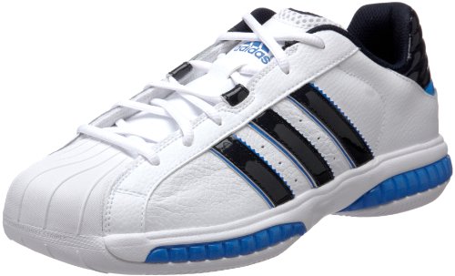 adidas blue and white basketball shoes