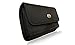 Horizontal Sideways Heavy Duty Rugged Canvas Belt Clip Case Cover Pouch Holster for Apple iPhone 4 & iPhone 4S * Fits with Otterbox Commuter & Defender & Reflex