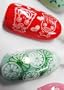 Konad Stamping Nail Art Custom Set 3 special polish 2 image plate stamper & pump