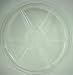 California Plastic #VS6-6 6" Clear Plant Saucer