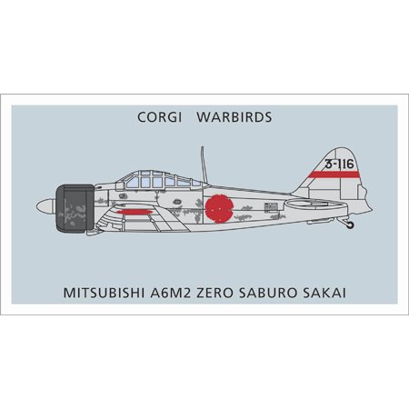 Childrens Toyshop  Toys : Corgi Warbirds (Series 2) - Mitsubishi A6M2 Zero, 11th Kokutai