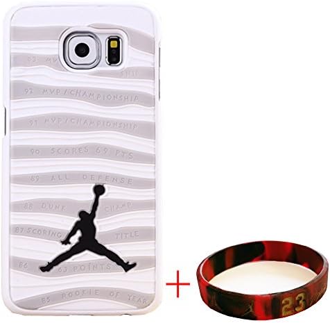 EHIPI Samsung Galaxy S6 CASE,Shoes Showcase Jordan Samsung Galaxy S6 CASE,Michael Air Jordan For Samsung Galaxy S6 Case Cover 3D Sneaker Sole Rubber,Rubber Feels Looks like the Sneaker Sole Thin For Samsung Galaxy S6 Case (Galaxy S6 Case White/Gray)