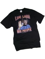 Mr. Spock "Live Long & Prosper" -- Star Trek Adult T-Shirt, XXX-Large