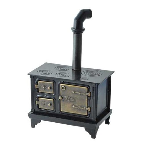 Dollhouse Miniature Antique Cast Iron Stove