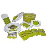 Produkt-Bild: Salatschleuder Mega-Set 14 teilig Reibe Hobel Gem&uuml;seschneider - Enrico