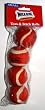 Milk-Bone Brand, 4 Small Red Toss and Fetch Balls (1 Pack)