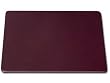 Burgundy Leather 17x14 Conference Pad Wrapped-Edge