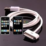 HIGH QUALITY OEM USB CABLE FOR APPLE IPOD TOUCH 8GB, 16GB, 32GB AND 64GB - WORKS FOR ALL GENERATIONS OF IPOD TOUCH , 1ST GEN, 2ND GEN & 3RD GEN - iPOD USB charging and sync cable compatible with Macs and PCs - Hi-TEC ESSENTIALS