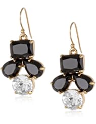 kate spade new york "Secret Garden" French Jet Wire Earrings