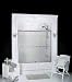 Supreme Sliding Shower Door Obscure Glass , Oil Rubbed Bronze Finish Height 55 3/4'' Width 64"-66"