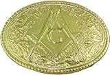 Thumbnail image for Golden Freemason Belt Buckle by BuckleJunction