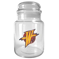 Golden State Warriors NBA 31oz Glass Candy Jar - Primary Logo