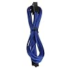 BitFenix 45cm 6-Pin PCIe Extension Cable - Sleeved Blue/Black