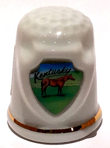Kentucky State Souvenir Collectible Lpco Thimble