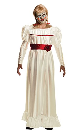 Annabelle Horror Costume, White, Standard