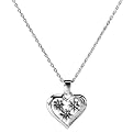 Sterling Silver Heart Pendant Necklace