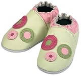 Robeez Circles Pastel Green Soft Sole Baby Shoes 18-24 months * 08 Newest Collection -- We Have Large Selections! *