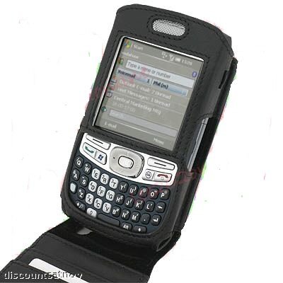 Childrens Toyshop  Electronics : Flip Top Leather Case+Clip for Palm Treo 680 750 750v