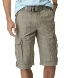 Marc Ecko - Marc Ecko Cut & Sew Digger Plaid Cargo Shorts