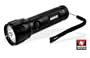 Heavy-Duty Ultra-Bright 3-Watt Luxeon LED Aluminum Flashlight - 75 Lumens! Black Satin