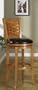 Classic Antique Pine Finish 30"H Swivel Pub Bar Stool
