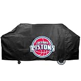 NBA Detroit Pistons Black Grill Cover