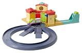 Enlarge toy image: Learning Curve Diecast Chuggington Trainee Roundhouse Playset with Koko -  preschool activity for young kids
