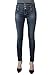 Eunina Women's High Waist Multi 3-Button Wash Stretch Denim Skinny Jean