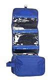 Hanging Toiletry Cosmetics Travel Bag, Royal Blue