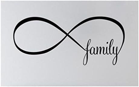 44*100CM Bedroom Wall Stickers Decor Infinity Symbol Word Family645168226109