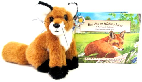 Red Fox at Hickory Lane (Smithsonian's Backyard Book & Toy Set) (Mini book with stuffed toy animal)