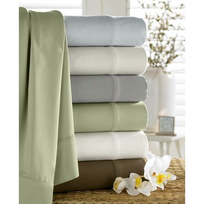 Bamboo 300 Thread Count Sheet Set Size: Twin, Color: Chocolate