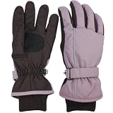 Women's Water Resistant Nylon Sport Ski Gloves - Various Design Colors